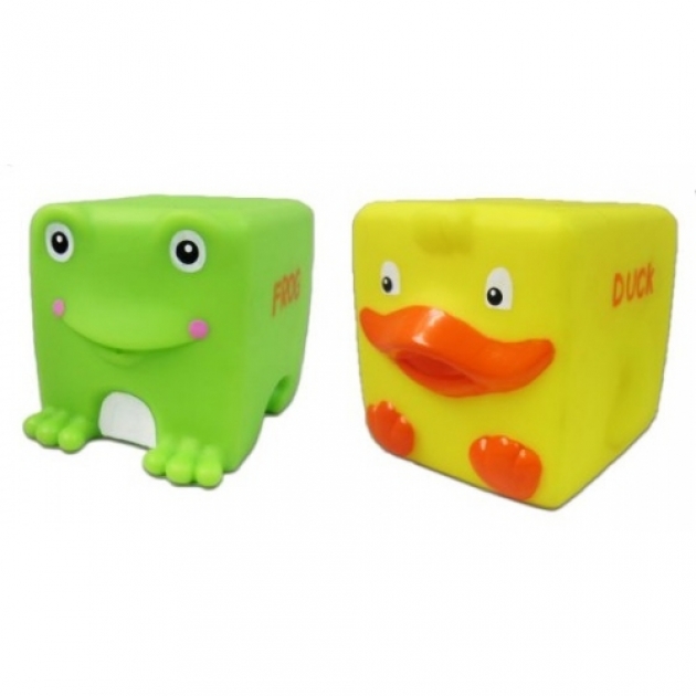 Набор игрушек для ванны Жирафики Кубарики Озеро 681061