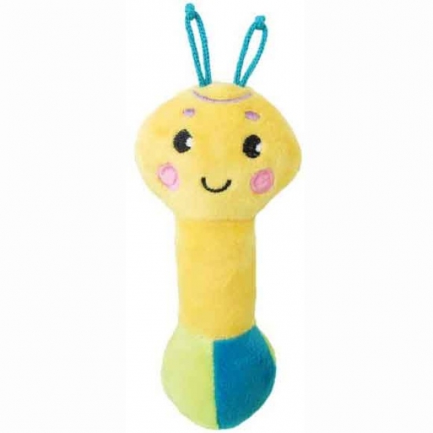 Мягкая игрушка погремушка Жирафики Бабочка Сэмми зеленая 939472