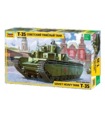 Модель советский тяжелый танк т 35 Zvezda 3667