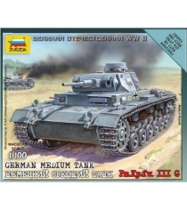 Модель немецкий средний танк pz kp fw iii g без клея  Zvezda 6119...