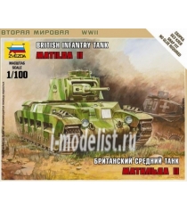 Модель танк матильда мк ii Zvezda 6171