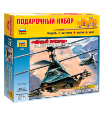 Модель для склеивания Zvezda Вертолет ка 58 Черный призрак 7232П...