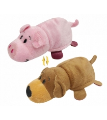 Мягкая игрушка 2 в 1 вывернушка собака свинья 12 см 1TOY Т13798-18