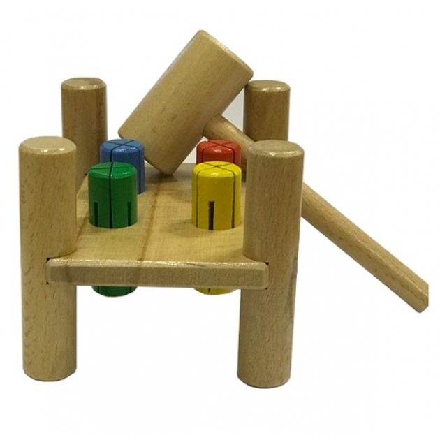 Игрушка деревянная стучалка перевертыш Аэлита 2С479