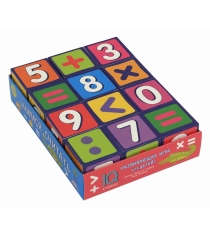 Кубики Айрис Пресс умные кубики в поддончике 12 штук учимся считать 26873