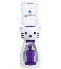 Кулер кот белый с фиолетовым АкваНяня SK40617