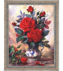 Алмазная живопись прекрасные розы АЖ-1349