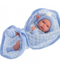 Кукла младенец адольфо в голубом 33 см Juan Antonio Munecas 6021B