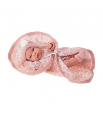 Кукла младенец луиза в розовом 33 см Juan Antonio Munecas 6022P