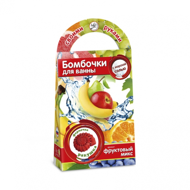 Бомбочки для ванн ракушка с ароматом фруктов Аромафабрика С0707
