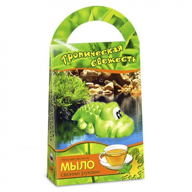 Набор для мыловарения Аромафабрика тропическая свежесть зеленый чай С0206