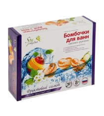 Набор для мыловарения Аромафабрика бомбочки для ванны фруктовый салют С0821