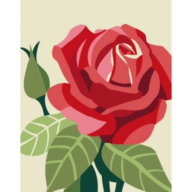 Роспись по холсту роза Артвентура mini16130019