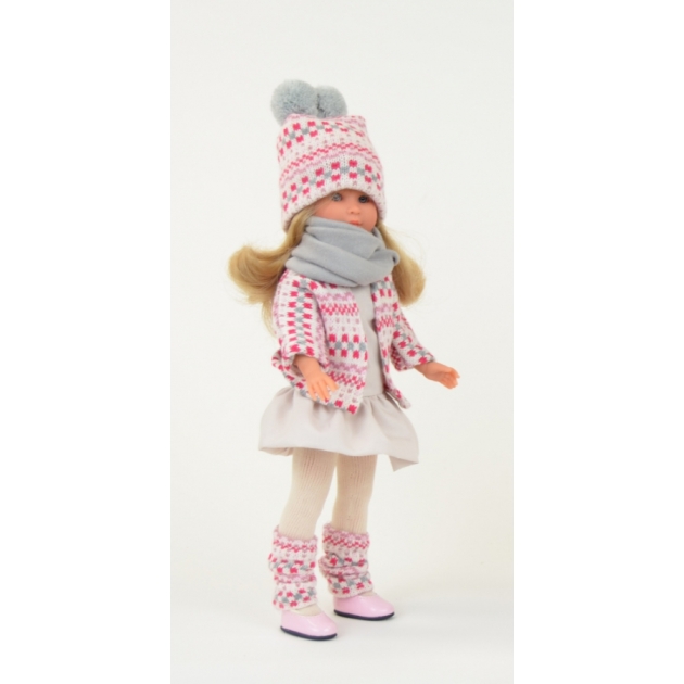 Кукла селия в теплой шапке и шарфе 30 см Asi 164100