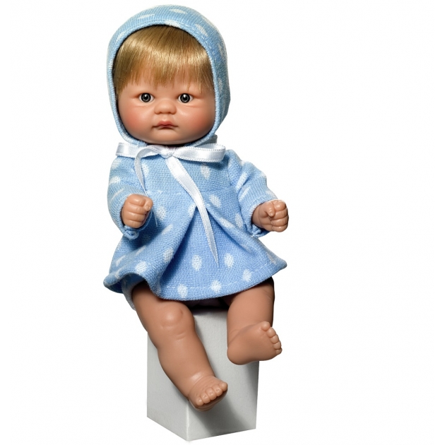Кукла пупсик в голубом костюмчике 20 см Asi 2114057