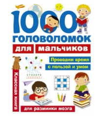 Книга 1000 головоломок для мальчиков