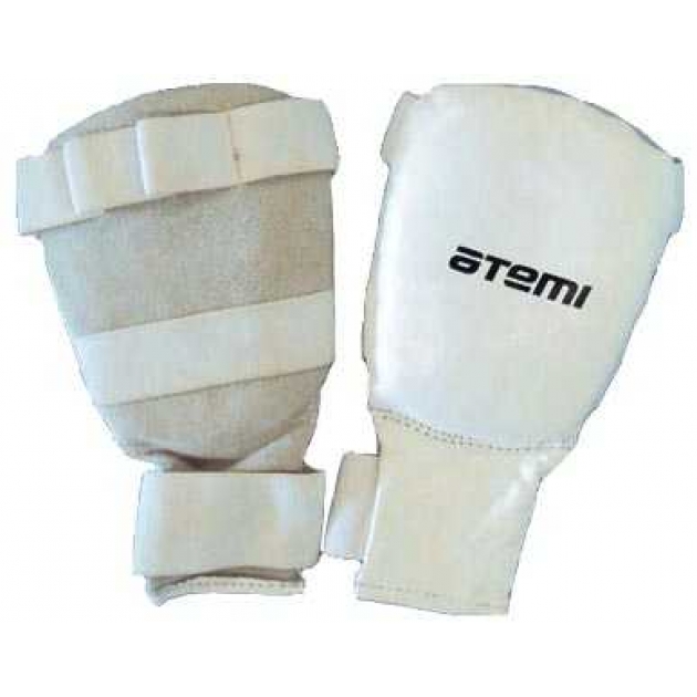 Перчатки для карате Atemi кожа белые размер XL PKP-453