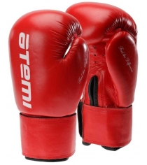 Перчатки боксерские Atemi красные размер 10 OZ
