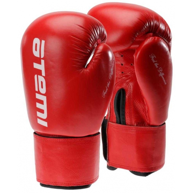 Перчатки боксерские натуральная кожа красный размер 10 OZ LTB19009