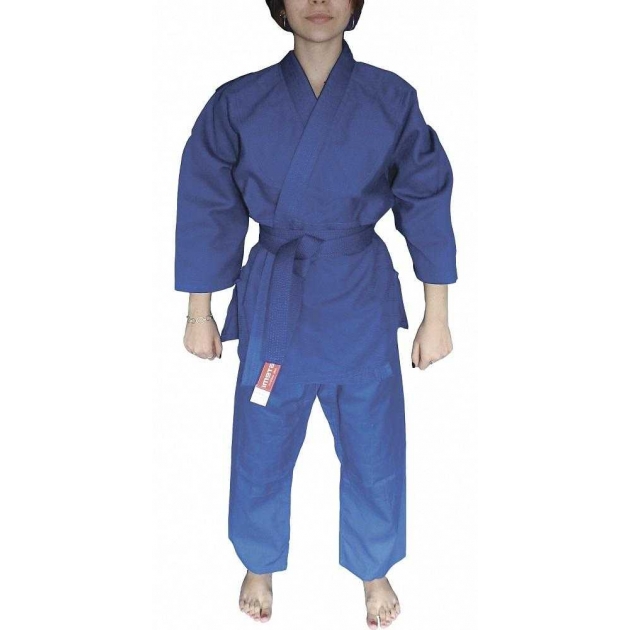 Кимоно для дзюдо Atemi синяя размер 6 рост 190 PJU-302