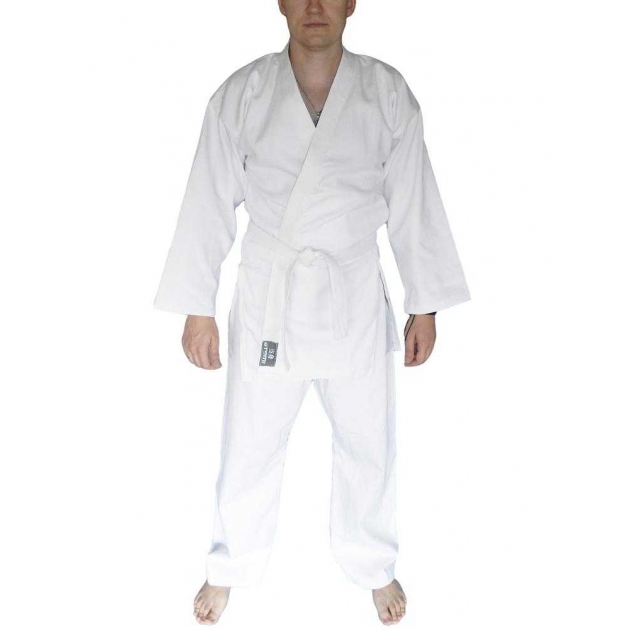 Кимоно для рукопашного боя белое размер 52-54 рост 170 AKRB-01 white