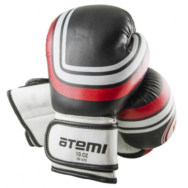 Перчатки боксерские Atemi 10 унций размер S-M черный LTB-16101