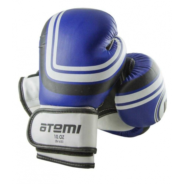 Перчатки боксерские Atemi 10 унций размер S-M синий LTB-16101