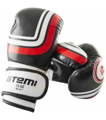 Перчатки боксерские Atemi черные размер L до XL 10 унций