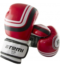 Перчатки боксерские Atemi красные размер S до M 10 унций