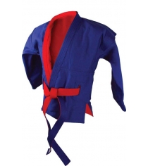 Куртка для самбо красно синяя Atemi размер 28 рост 120