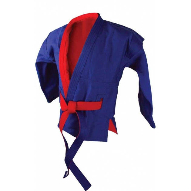 Куртка для самбо двухсторонняя красно-синяя Atemi размер 30 рост 125 AX55