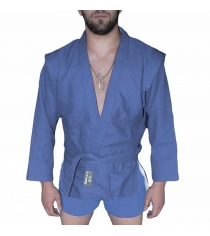Куртка для самбо ёлочка Atemi синяя размер 22