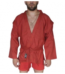 Куртка для самбо ёлочка Atemi красная размер 22
