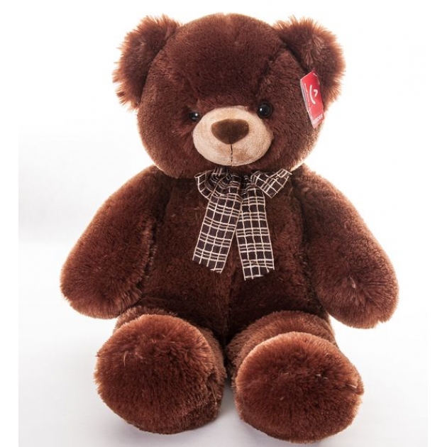 Мягкая игрушка Aurora Медведь коричневый с бантом 69см 30-349