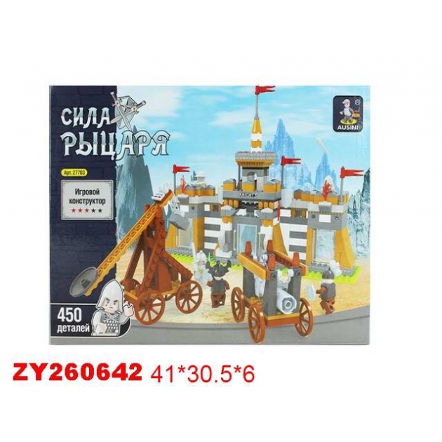 Конструктор сила рыцаря 450 деталей Ausini 47707