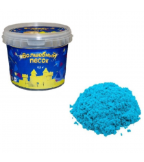 Космический песок волшебный с формочкой голубой 500 г Авис VP052