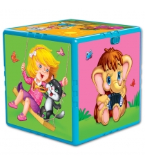 Развивающая игрушка говорящий кубик любимые мультяшки звук Азбукварик 202-2...