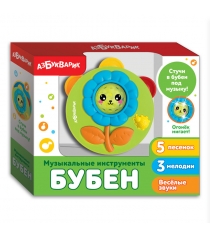 Музыкальная игрушка бубен Азбукварик 204-6