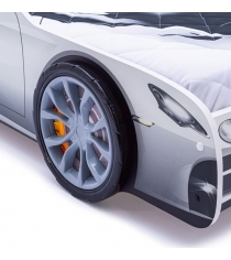Пластиковые колеса Speedy серый для кровати-машины