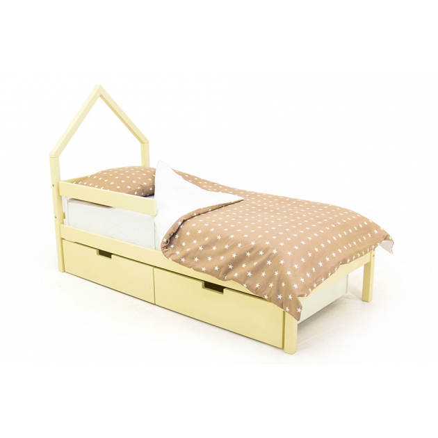 Детская кровать-домик мини Бельмарко Svogen бежевый