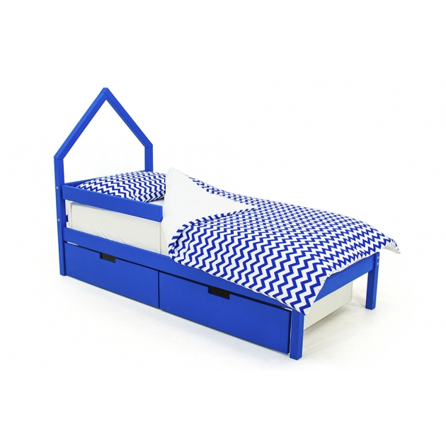 Детская кровать-домик мини Бельмарко Svogen синий