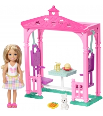 Кукла Barbie Челси и набор мебели FDB34