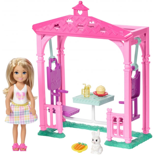 Кукла Barbie Челси и набор мебели FDB34