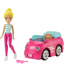Кукла Barbie в движении автомобиль и кукла FHV77