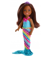 Кукла Barbie Челси фея русалка брюнетка FJD01