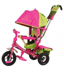 Трехколесный велосипед с ручкой розово зеленый Beauty BA2GP...