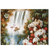Картина по номерам райский сад 30 х 40 см Белоснежка 093-AS