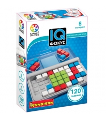 Логическая игра smart games iq фокус 120 заданий Bondibon ВВ2184