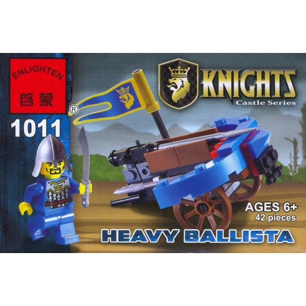 Конструктор knights тяжелая баллиста 42 дет Brick 1011