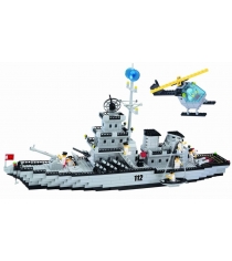 Конструктор военный корабль Brick 112
